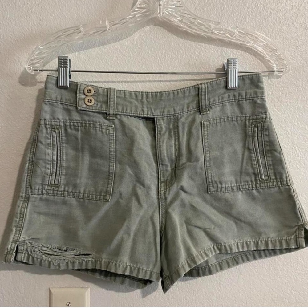 Cherokee Sage Green Women's Cargo Shorts